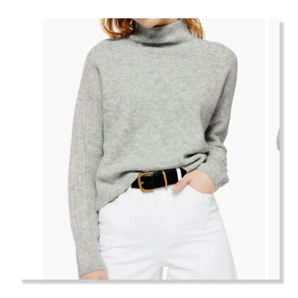 🌹 TOPSHOP 🌹 Funnel Neck Crop Sweater - [Size 4-6 Small]